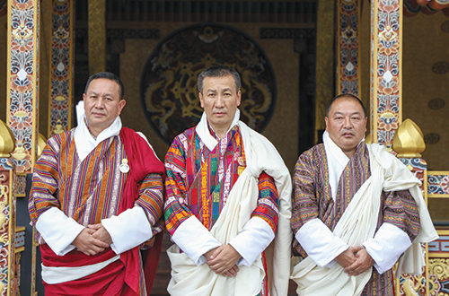 His Majesty Grants Dhar To New Moic Secretary Gasa Dzongda And